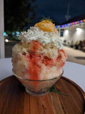 Tangerine Cream Shaved Ice