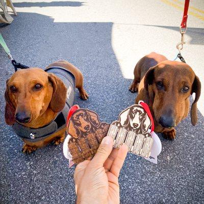 Cutest product testers ever!  Our LazerEdge items get the paw of approval! #PuppyLove #LazerEdge #AdorableAndArtful