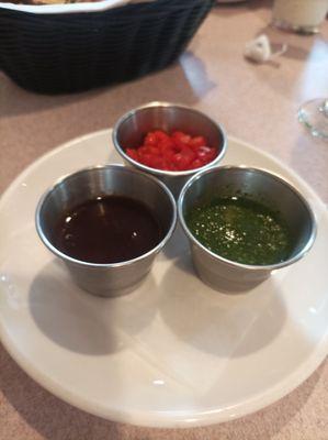 Naan dipping sauces