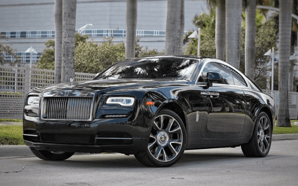 Black Rolls Royce Wraith