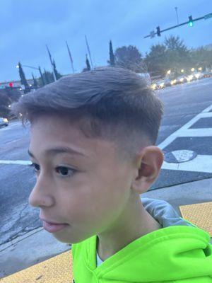 Beautiful my son's haircut