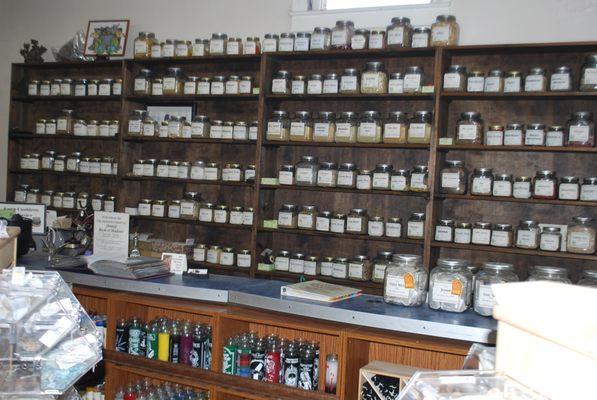 Over 280 Certified Organic and Wild crafted Herbs