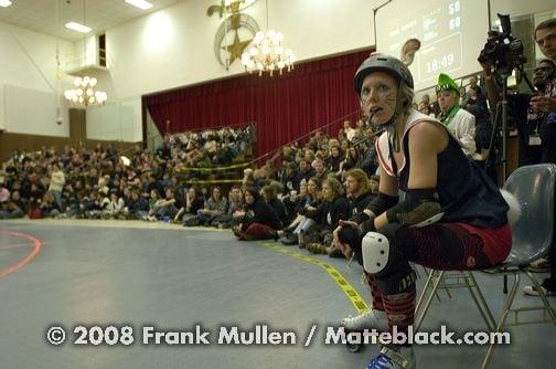 Killy Wabbit of the Denim Demons in the Penalty Box