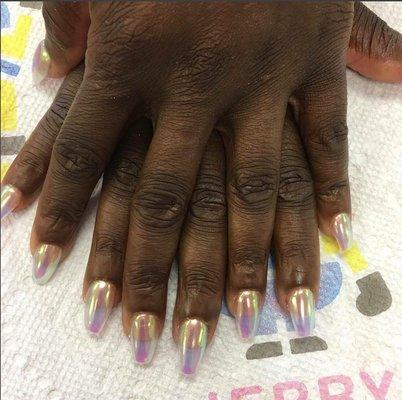 Chrome nails