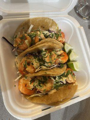 Shrimp tacos (AMAZING!!!)