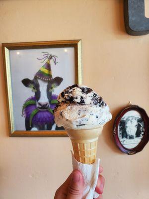 cookie n cream single scoop