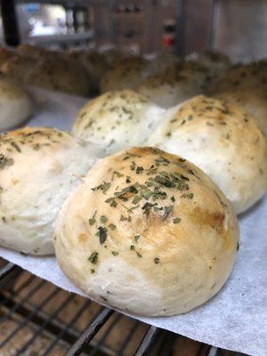 Cheddar Garlic poppers, stuffed with cheddar cheese!