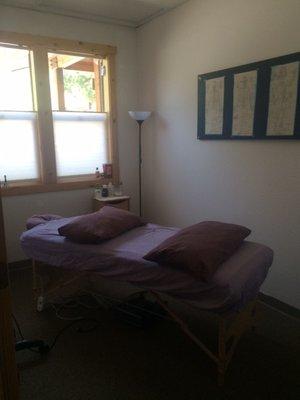 Massage room.