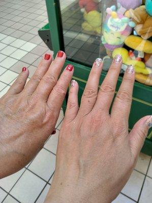 Mom and me nails day