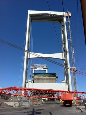 New Chelsea Street Bridge under construction.