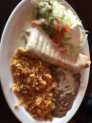 Chicken chimichanga