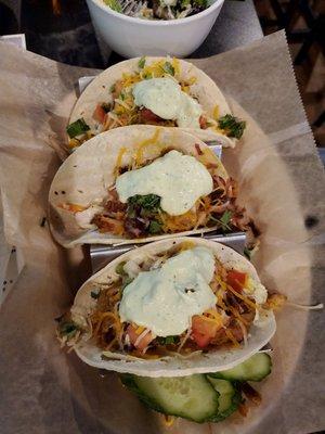 Pulled pork tacos