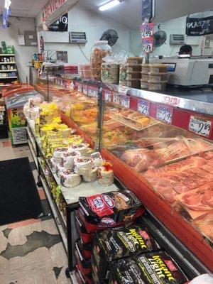 Sweet meat counter