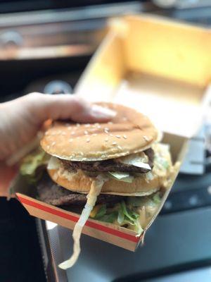 Great  COLD Big Mac.