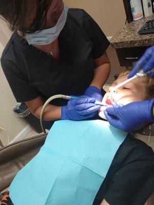 Teeth cleaning and fillings