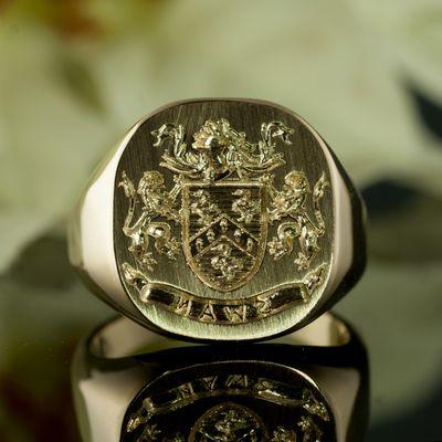 Family crest ring