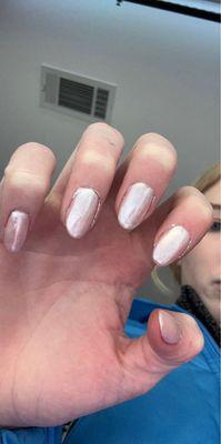 the nails she did