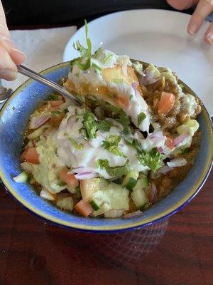 Samosa Chana Chaat