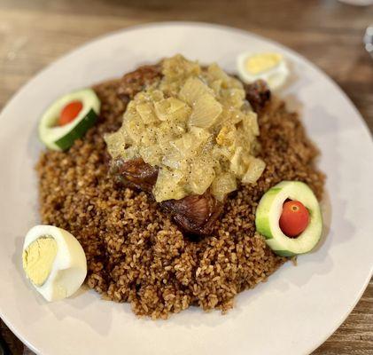 Jollof Rice with Chicken