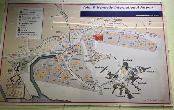 Map of JFK