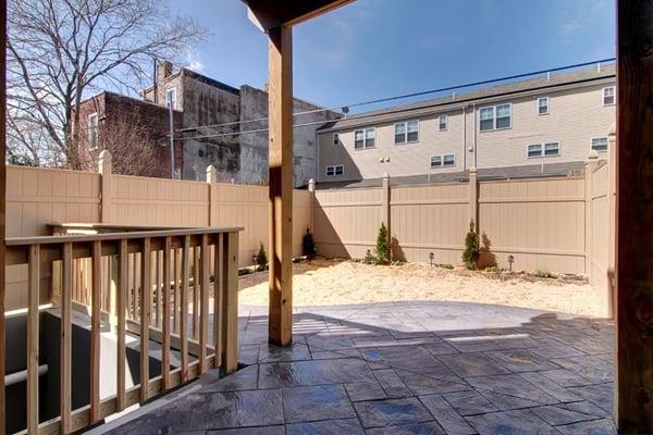 Backyard/Patio Area