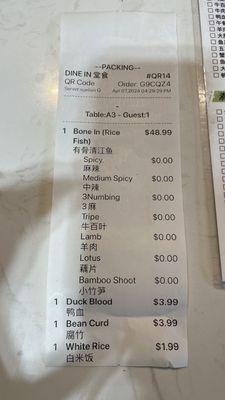 Signature dish I ordered ( you can choose your own add ons)