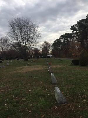 Small local cemetery