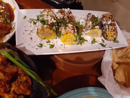 Street corn ...could done without ordering.