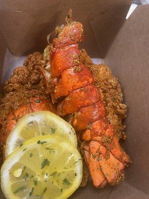 Fried lobster Tail