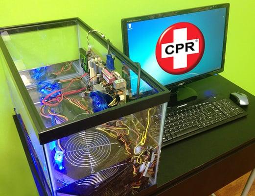 CPR Overland Park Computer in Water Tank