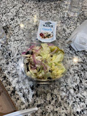 Small for almost $9 - Greek salad