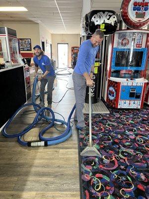 Bronco Bowl commercial carpet cleaning