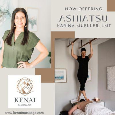 Karina Mueller, LMT returns to massage! Karina has been a certified Ashiatsu Practitioner since 2014. Visit our website for more info!