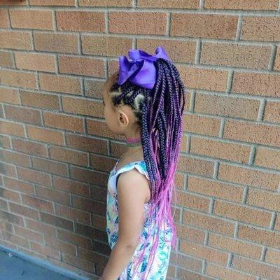 Kids large Box braids