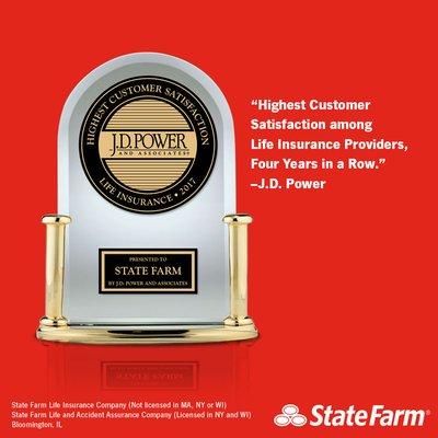 It's an honor to receive this award again from J.D. Power. Thank you for trusting us to protect you.