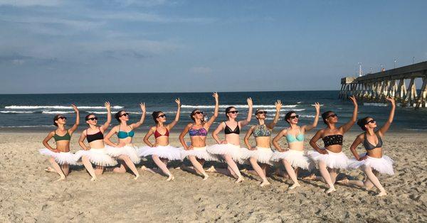 Beach ballerinas! Check out our summer camp and class offerings on our website.