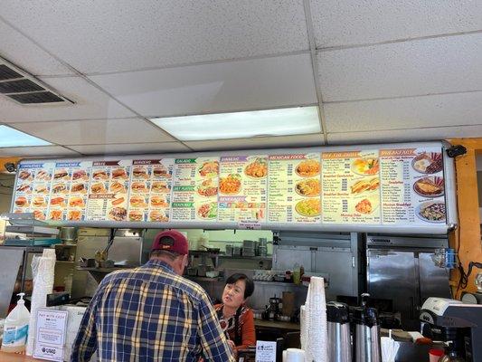 Jimmy's Burger.  This lady is the best ever.  She loves her restaurant and customers.