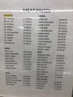 PRICES your welcome