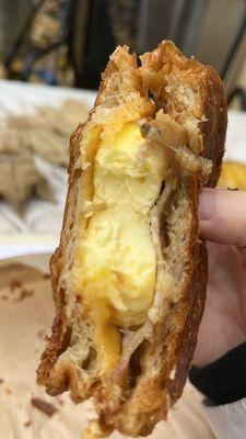 Egg Bacon Cheddar Breakfast Sandwich