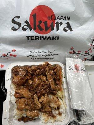 Chicken teriyaki special