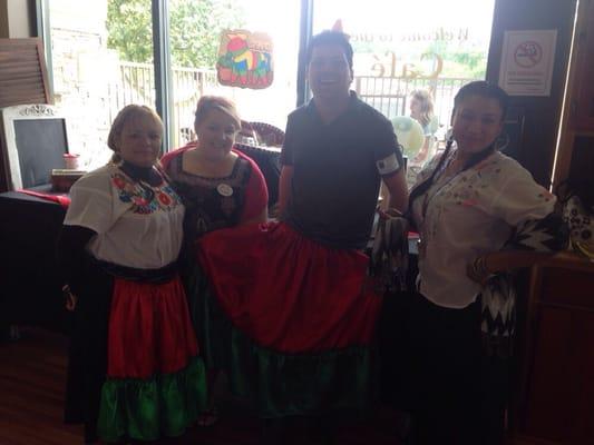 Cinco de mayo in the café