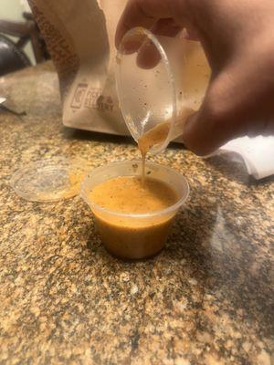 Two dressings equal one container