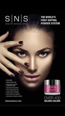 Get SNS done by The experts at DX Organic Salon with the new technique for Nails