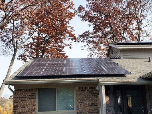 Rooftop Installation in Waterford Michigan.