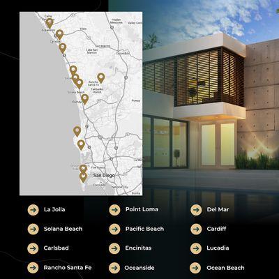 We are bringing luxury builds to San Diego County from Oceanside to Point Loma.