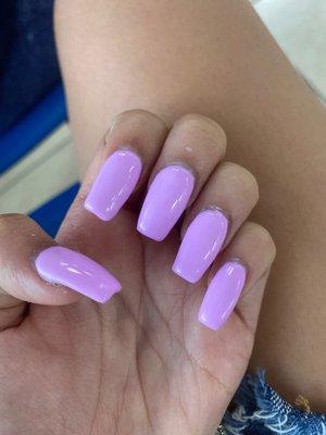 Acrylic nails.