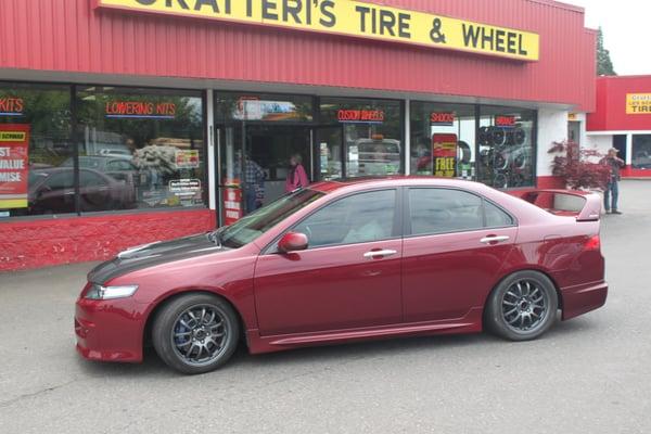 My TSX out in front of the office.