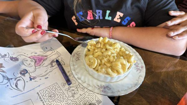 Side Mac& Cheese. So Cheesey good!