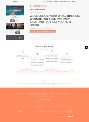 Ticksites Website Design