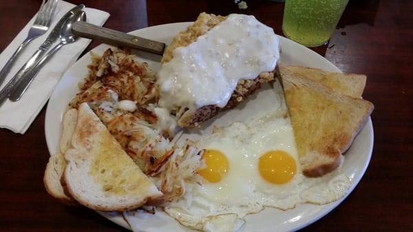 Country Fried Steak breakfast